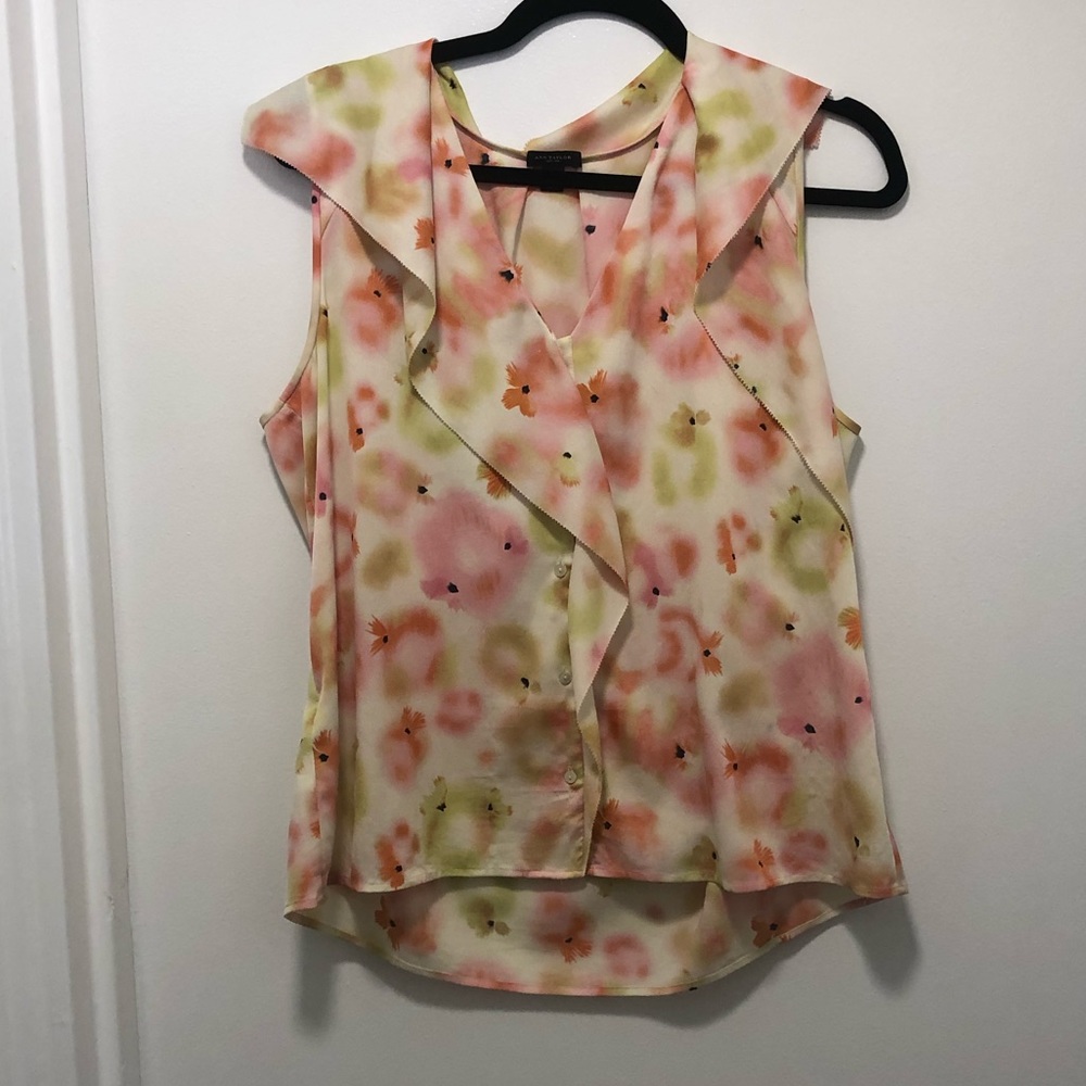 Ann Taylor Floral Blouse